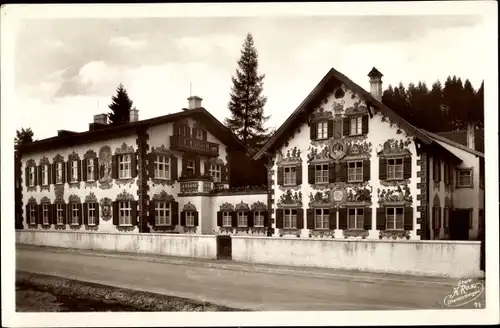 Ak Oberammergau in Oberbayern, Hänsel und Gretel Heim