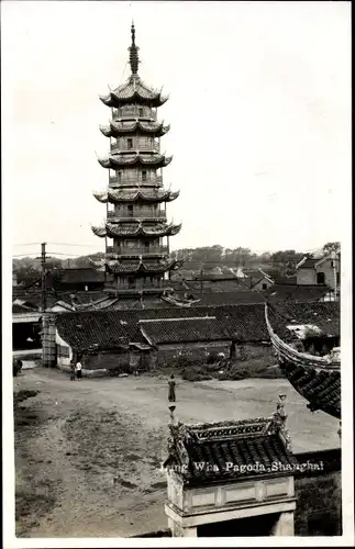 Foto Ak Shanghai China, Lung Wha Pagode