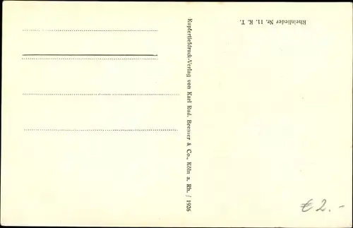 Liedkarten Ak Rheinlied v. C. O. Sternau, Strophen, Wein