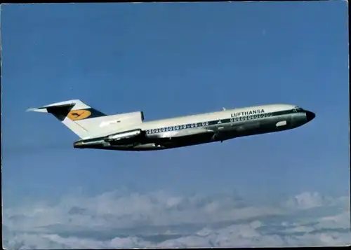 Ak Deutsches Passagierflugzeug, Lufthansa Europa Jet Boeing 727