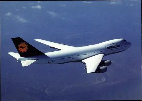 Ak Deutsches Passagierflugzeug, Lufthansa Boeing 747-200