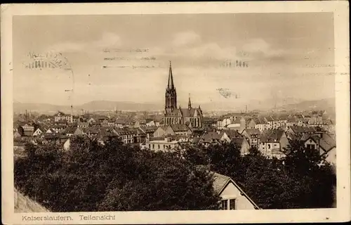 Ak Kaiserslautern in Rheinland Pfalz, Teilansicht