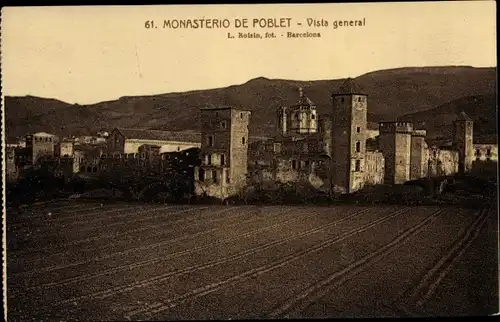 Ak Vimbodí Comarca Conca de Barberà Tarragona Spanien, Monastero de Poblet