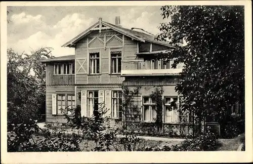 Ak Szczecin Stettin Pommern, Jugendherberge Stettin, Gartenstraße 5, Eigenheim Landesverb. Pommern