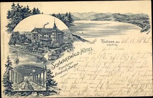 Vorläufer Litho Titisee Neustadt im Breisgau Hochschwarzwald, Schwarzwald Hotel