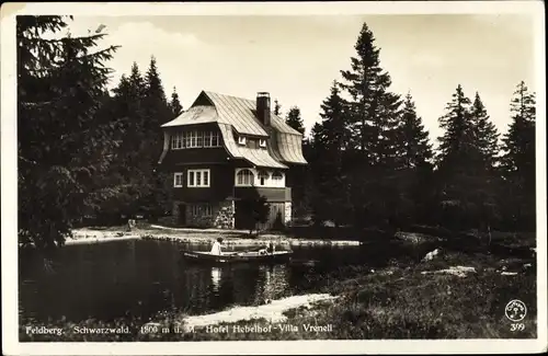 Ak Feldberg im Schwarzwald, Hotel Hebelhof, Villa Vreneli