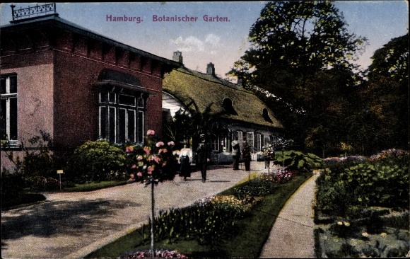 Ak Hamburg Altona Flottbek Botanischer Garten Nr 2286596