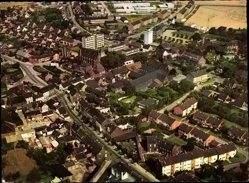 Ak Osterath Meerbusch im Rheinkreis Neuss, Fliegeraufnahme