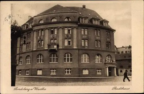 Ak Gorzów Wielkopolski Landsberg Warthe Ostbrandenburg, Stadthaus