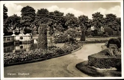 Ak Viersen in Nordrhein Westfalen, Stadtpark