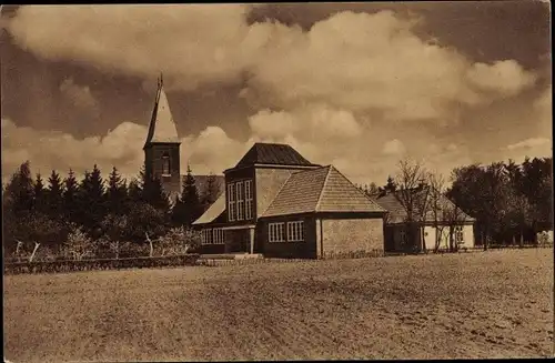 Ak Idstedt in Schleswig Holstein, Gedächtnishalle und Gedächtniskirche