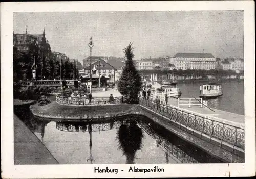 Ak Hamburg, Alsterpavillon