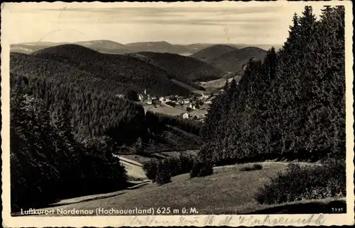 Ak Nordenau Schmallenberg im Sauerland, Panorama