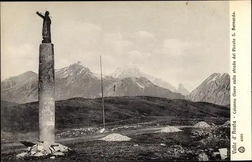 Ak Valle D'Aosta, Colonna Giove sulla strada del Piccolo S. Bernardo