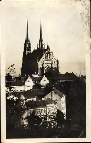 Ak Brno Brünn Südmähren., St. Peter und Paul Kathedrale