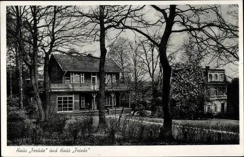 Ak Dalheim Rödgen Wegberg, Ev. Müttererholungsheim Waldquelle, Haus Freude, Haus Friede