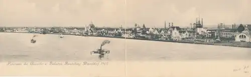 Klapp Ak Düsseldorf am Rhein, Gewerbe und Industrie Ausstellung 1902