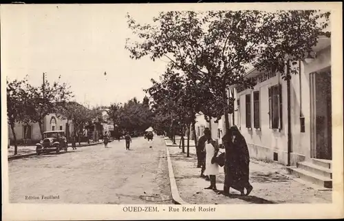 Ak Oued Zem Béni Mellal Khénifra Marokko, Rue Rene Rosier, Auto