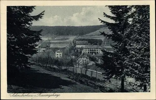 Ak Szklarska Poręba Schreiberhau Riesengebirge Schlesien, Lenzheim, Panorama