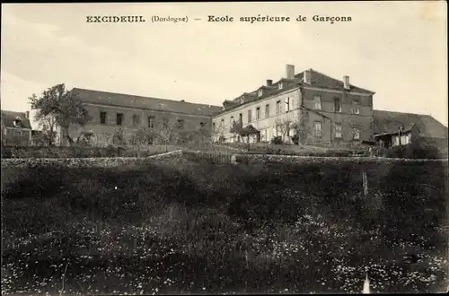 Ak Excideuil Dordogne, École supérieure de Garcons