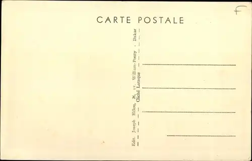 Ak Dakar Senegal, Afrique Occidentale Francaise, Une course de Pirogues