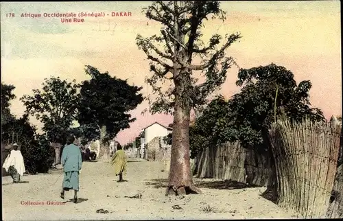 Ak Dakar Senegal, Afrique Occidentale, Une Rue