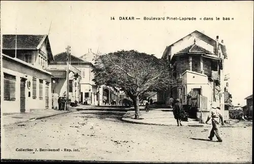 Ak Dakar Senegal, Boulevard Pinet Laprade, dans le bas