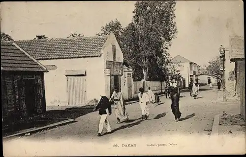 Ak Dakar Senegal, Vue sur la Rue