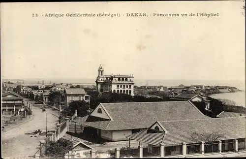 Ak Dakar Senegal, Panorama vu de l'Hopital