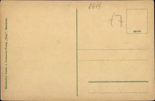 Ak Mannheim in Baden Württemberg, Stefanienpromenade