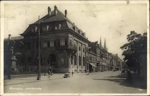 Ak Pirmasens am Pfälzerwald, Schlossstraße