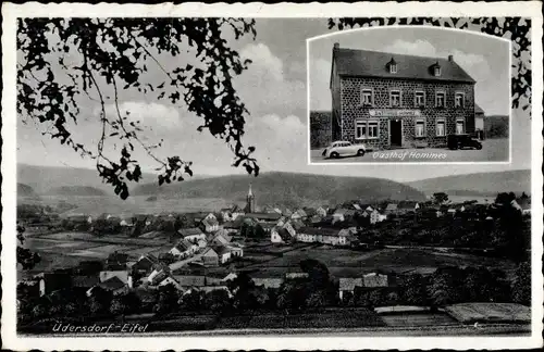 Ak Üdersdorf Eifel, Gasthof Hommes, Panorama