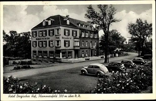 Ak Flammersfed Westerwald, Hotel Bergischer Hof