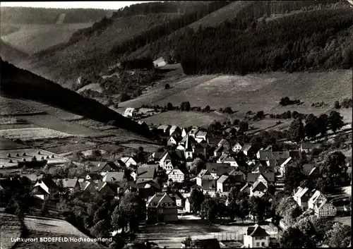 Ak Bödefeld Schmallenberg im Sauerland, Blick auf den Ort