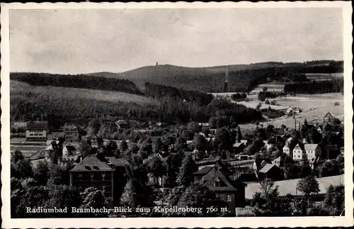 Ak Bad Brambach im Vogtland, Blick zum Kapellenberg