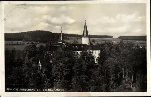 Ak Neuhausen in Sachsen, Schloss Purschenstein