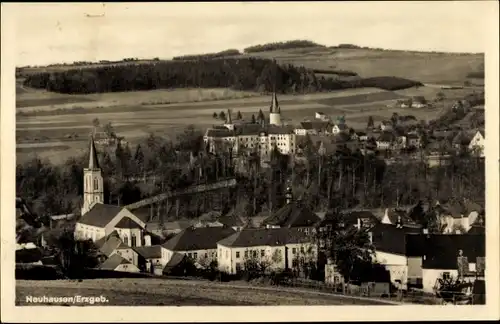 Ak Neuhausen in Sachsen, Panorama