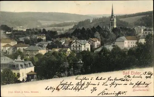 Ak Bad Elster im Vogtland, Panorama