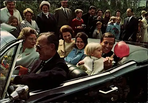 Ak Koninginnedag 30 april 1969, Königin Juliana der Niederlande, 60. Geburtstag, Beatrix