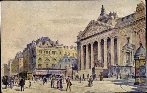 Künstler Ak Bruxelles Brüssel, Bourse de Commerce