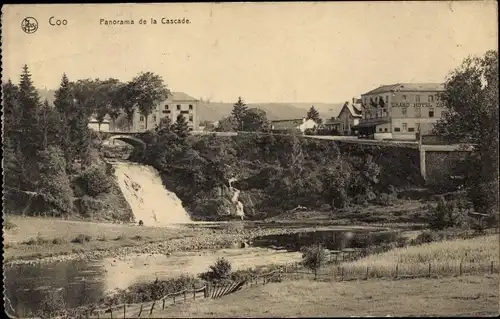 Ak Bruxelles Brüssel, Panorama de la Cascade