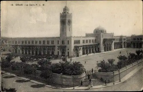 Ak Oran Algerien, La Gare