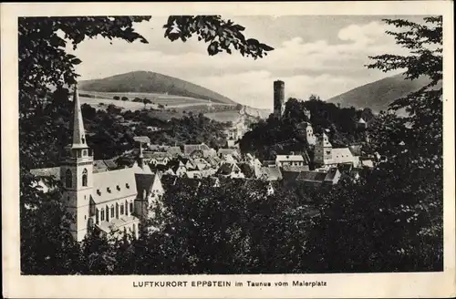 Ak Eppstein in Hessen, Panorama vom Malerplatz