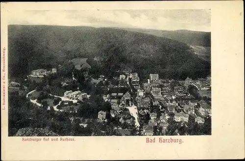 Ak Bad Harzburg in Niedersachsen, Harzburger Hof und Kurhaus