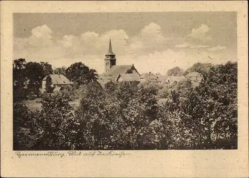 Ak Hermannsburg Südheide Niedersachsen, Blick auf die Kirche