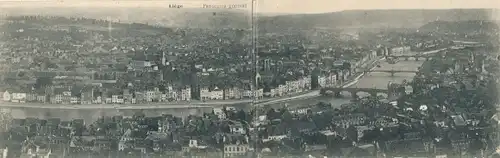 Klapp Ak Liège Lüttich Wallonien, Panorama