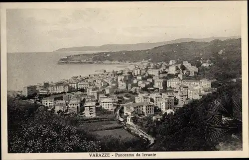 Ak Varazze Savona Liguria, Panorama da levante