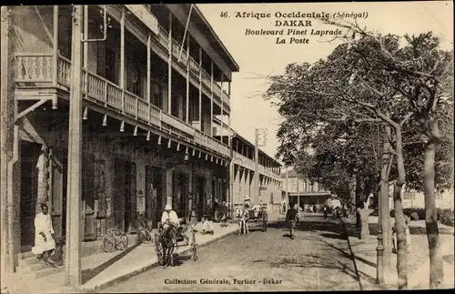 Ak Dakar Senegal, Boulevard Pinet Laprade, La Poste