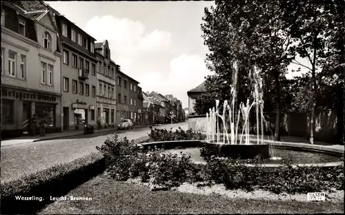 Ak Wesseling in Nordrhein Westfalen, Leuchtbrunnen