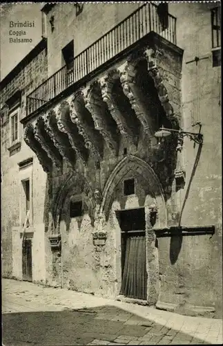 Ak Brindisi Puglia, Loggia Balsamo